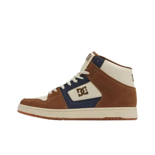 DC Shoes MANTECA 4 HI Высокие Кроссовки для скейтбординга Мужские Коричневые