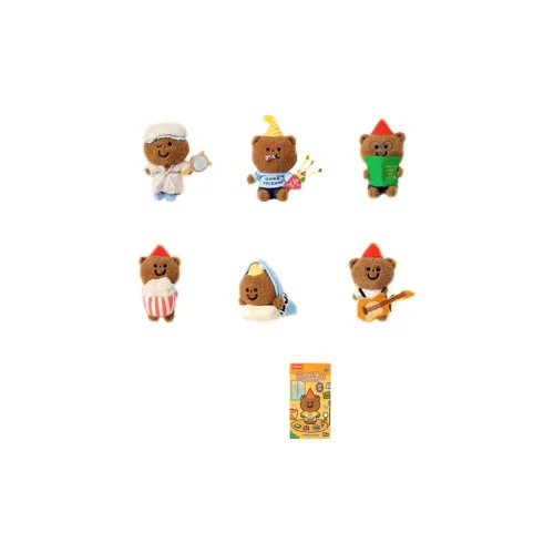 Miniso x TUNEE GOODS Медведь Жизнь Большие секреты раскрыты Слепые коробки Один Mystery Коробка Целая коробка 6 шт