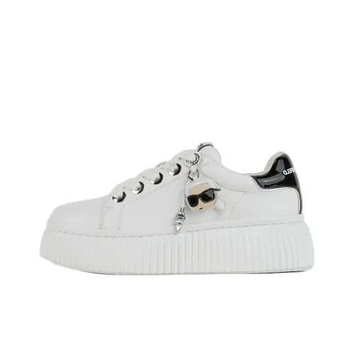 Karl Lagerfeld Низкий топ Повседневная обувь Женская Белая