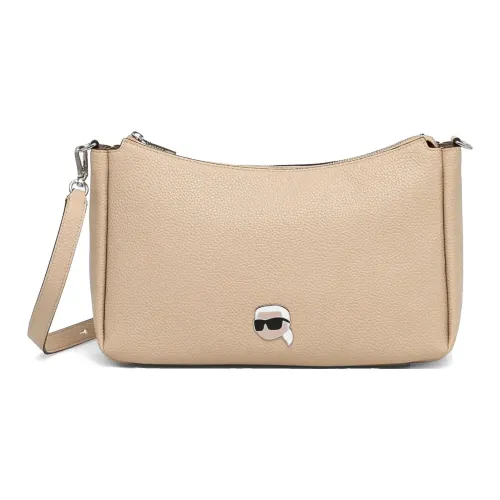 Karl Lagerfeld Переработанный полиэстер Сумка через плечо Женская Светлый бежевый