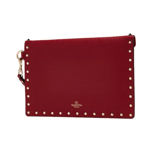 Valentino RockstudGARAVANI Коровья кожа Клатч Женские Красный