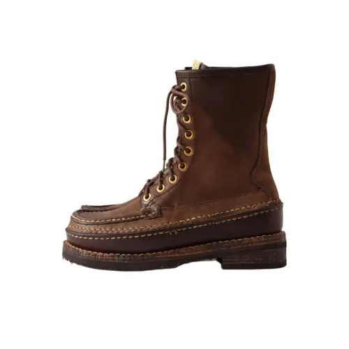 Visvim ботинки Martin коричневые мужские