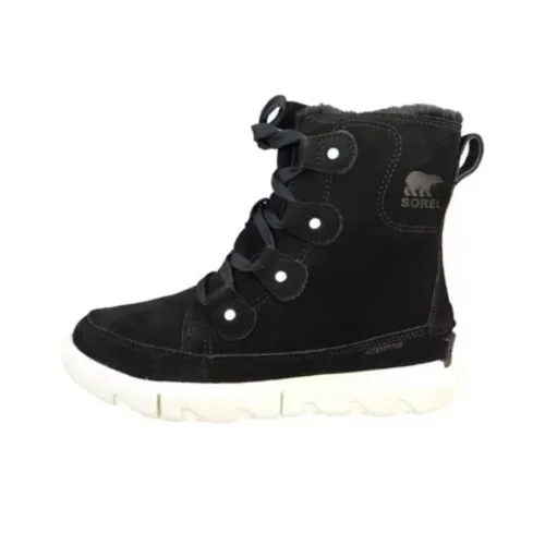 SOREL Короткие Снежные Ботинки Женские Черные