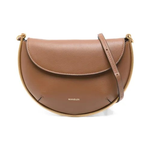 Wandler Телячья кожа Сумка через плечо Сумка на плечо Мини Женская Коричневая