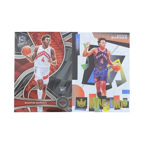 Панини 2021 22 Хищники Новые звезды RC SCOTTIE Barnes PRECIOUS Achiuwa Спортивные карты 2 шт