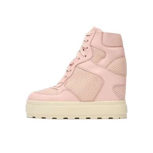 Casadei Высокие Топы Повседневная Обувь Женская Розовая