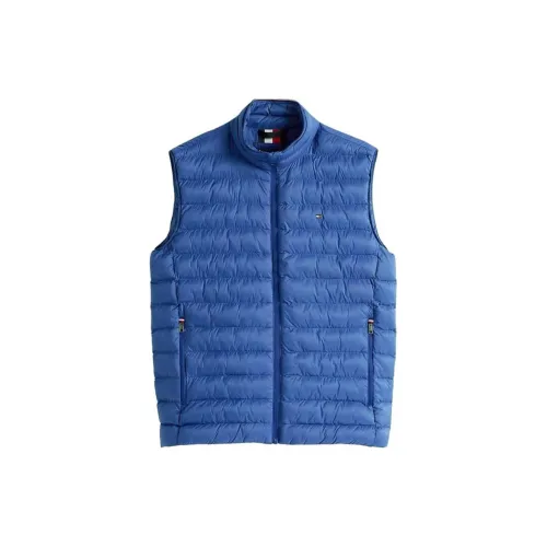 Tommy Hilfiger Blue Men's Gilets Томми Хилфигер Синий Мужской Жилеты