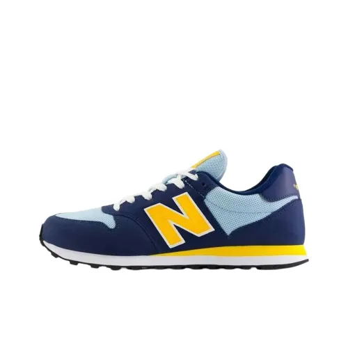 New Balance NB GM 500 Устойчивый к истиранию Низкий Топ Повседневные Городские Кроссовки для Коммутации и Бег Мужские Синие