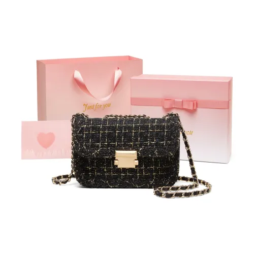 HARSON Ткань Сумка через плечо Стандартная Женская Черная