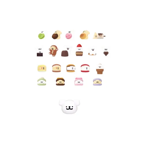 FUNISM Мальтезе Dessert House Collection Щенок Голова Кукла Слепые коробки Один Mystery Коробка Коробка 6 шт