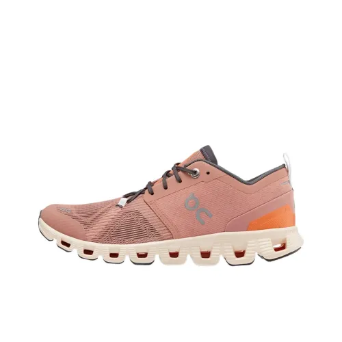 On Cloud X 3 Shift Slip-Resistant Abrasion-Resistant Low-Top Training Shoes Women's Pink На Cloud X 3 Shift противоскользящие абразионные низкие кеды для тренировок женские розовые