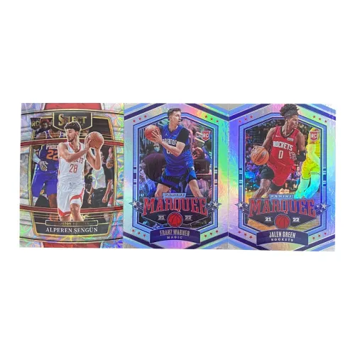 Панини 2021 22 ŞEngün Вагнер Джален Грин Серебряный Chrome Новые Звезды RC 3 Штуки Набор Спортивных Карт 3 шт