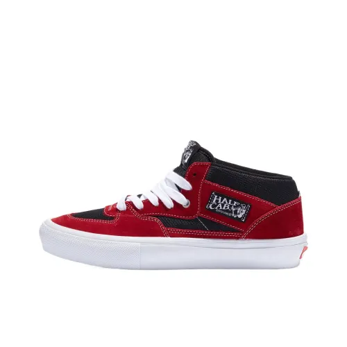 Vans SKATE CLASSICS Скейтборд Кроссовки MID Топ Красный Черный Унисекс