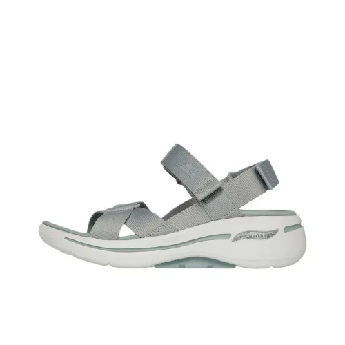 Skechers Go Walk Arch Fit Пляжные сандалии Женские Серый