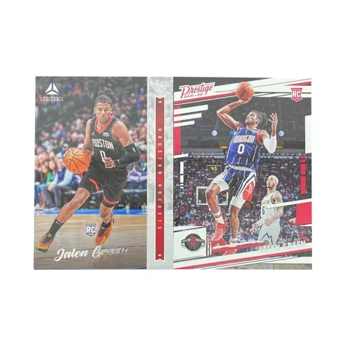 Панини 2021 22 Ракета Jalen Грин Tka Новые звезды RC Спортивные карты 2 шт