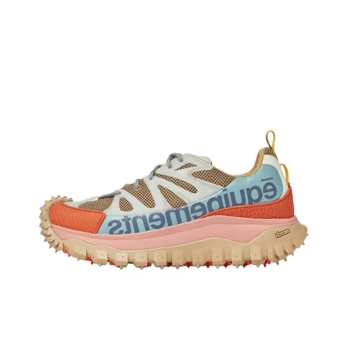 MONCLER Trailgrip Amoeba Low Топ Повседневная обувь Женская Оранжевый Розовый