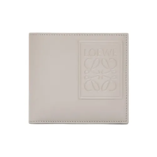 LOEWE Телячья кожа Кошелек Мужской Оболочка Серый