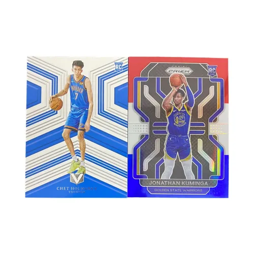 PANINI 2023 Thunder Чет Новые Звезды 2022 Warriors Куминга Трехцветный Fold Спортивные Карты 2 шт
