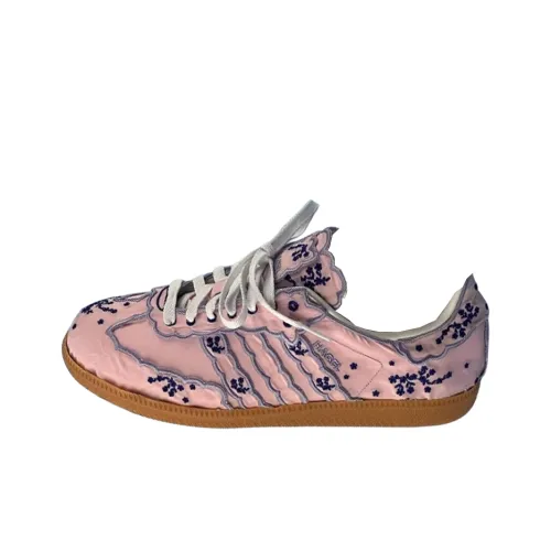Studio Hagel x adidas originals Samba Low Топ Скейтборд Кроссовки Унисекс Розовый Синий