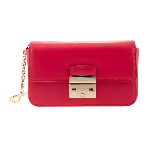 Furla Телячья кожа Сумка через плечо Мини Женская Красная