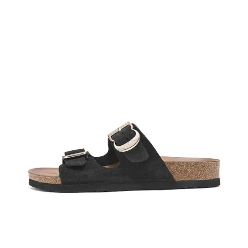 Skechers CALI Слипоны Черные Женские