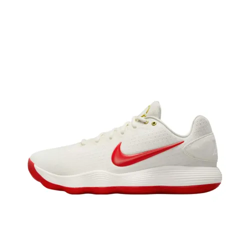 Nike Hyperdunk 2017 Баскетбольные кроссовки Low Топ Белый Красный Мужской