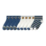 4 пачки синий двойная полоска + 4 пачки белый с надписью + 2 пачки полоска