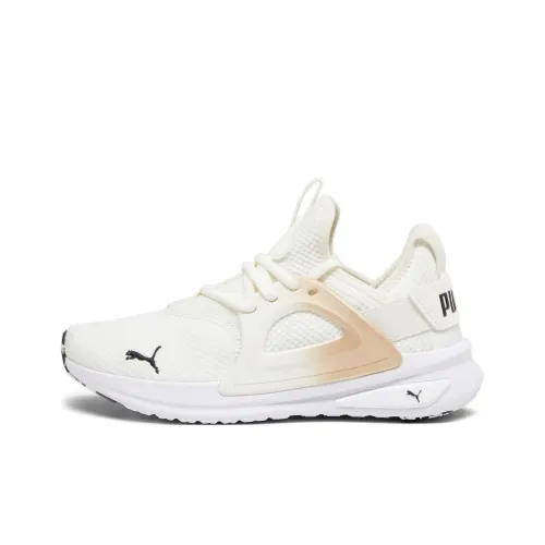 PUMA Softride Enzo Evo Беговые кроссовки Низкий верх Белый/Коричневый Женские