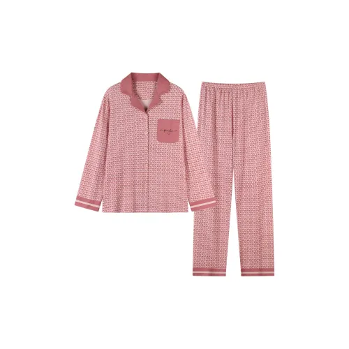 Huggy Kissy Пижамный комплект женский розовый