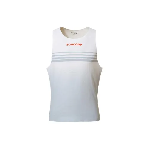 Saucony Бег Майка Унисекс Облачно-белый