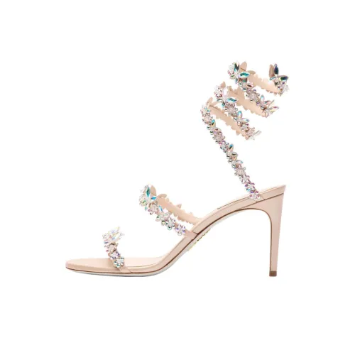 RENE CAOVILLA Эдем One Sandals 8 см Женские Nude