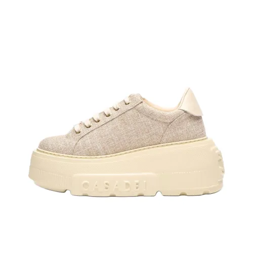 Casadei Низкий топ Повседневная обувь Женская Бежевая