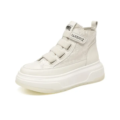 KEJIANNI Slip-resistant Abrasion-resistant High Top Skateboard Shoes Women's KEJIANNI Противоскользящие Износостойкие Высокие Кроссовки для Скейтбординга Женские