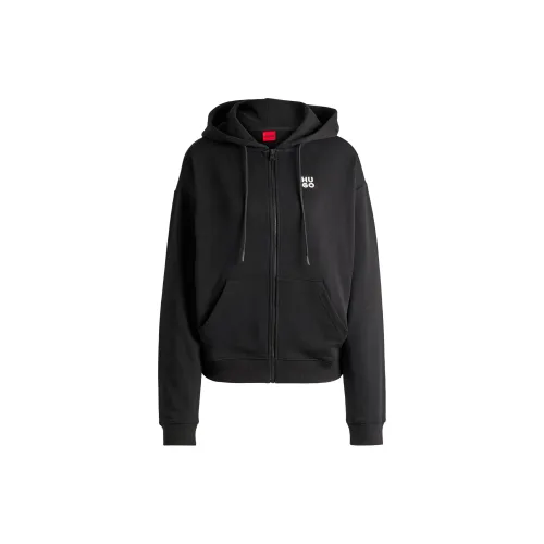HUGO BOSS Черные Женские Свитшоты