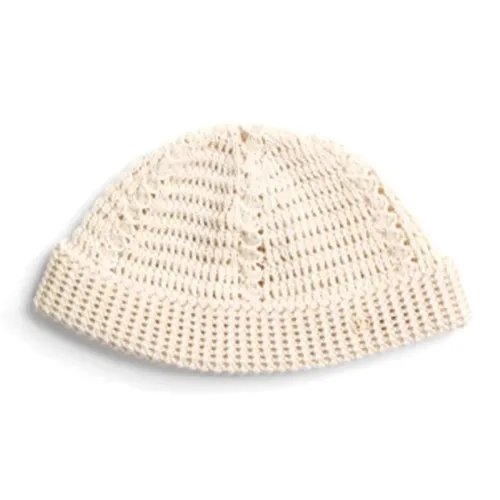 Valentino Хлопок Шапки-бини Женские Бежевый