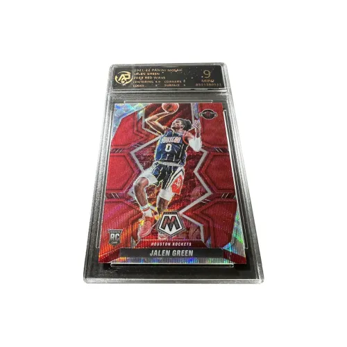 PANINI Rockets Jalen Зеленый Красная Рябь Fold Голографическая карта RPA High Score Игрок Карта Редкая Карта Сертифицированные карточки 1 шт