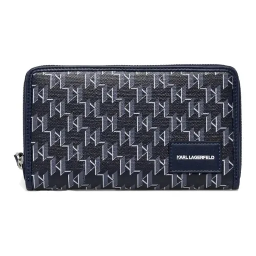 Karl Lagerfeld Телячья кожа Кошелек Женские Морской синий