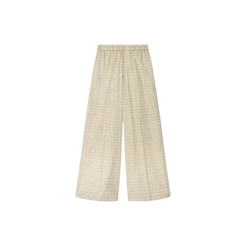 KENZO Weave SS25 Пижамные штаны Женские Светлый Умбра