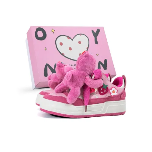 OYNN Young Baby Series Скейтборд Кроссовки Низкие Клубнично-Розовые Женские