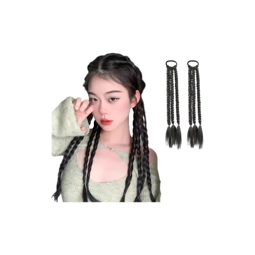 WANWANFENG Подчеркивающий Городской CHIC Стиль Позиционирование Горячая девушка Дреды Перука Бокс Длинная Косичка ROOM Температура Шелк Зефир