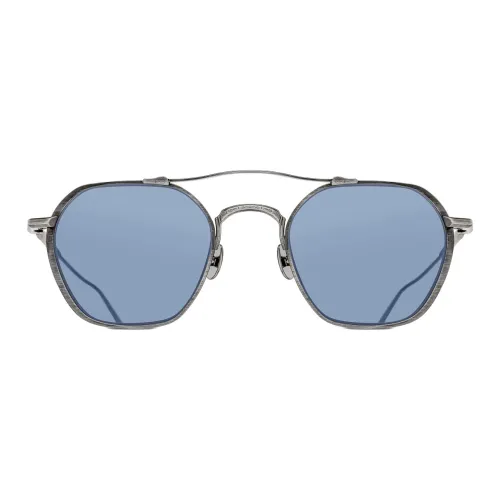 Matsuda Чистый титан And Титановый сплав Aviator Солнцезащитные очки Унисекс Серебряный