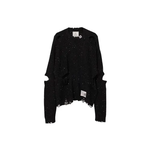 Maison Mihara Yasuhiro SS25 Трикотаж Мужской Черный