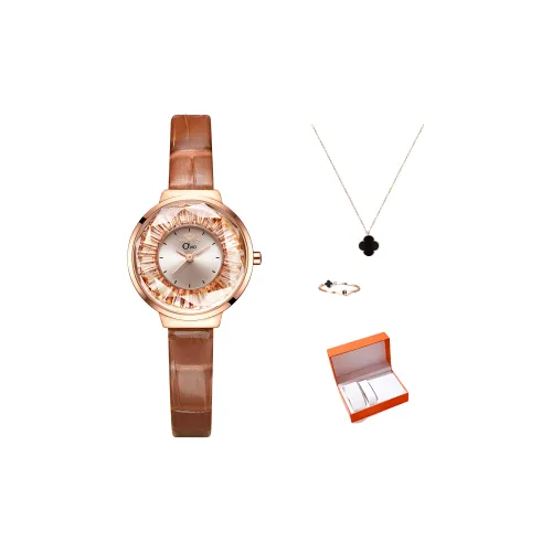 ORCO Кварцевый Movement Женские Часы 32 мм Золотые