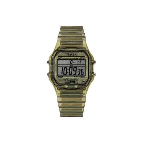 TIMEX YMC Collection Женские часы Кварцевый механизм Пластиковый ремешок 34 мм Серый циферблат