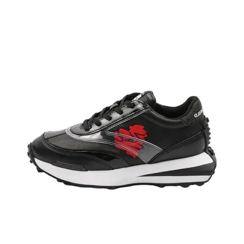 KARL LAGERFELD Низкий топ повседневный женский черный