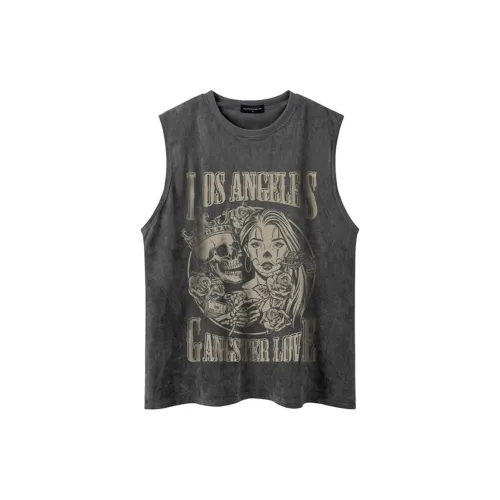 FEIERDAOSHANGDEMAO Топ без рукавов Унисекс