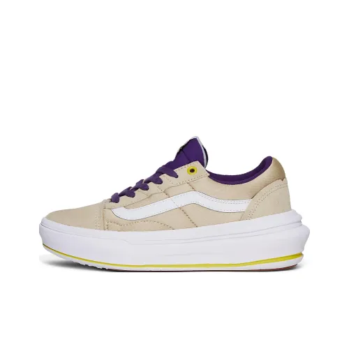 Vans Old Skool Collection MULTI Overt CC Low Скейтборд Кроссовки Унисекс Бежевый Фиолетовый