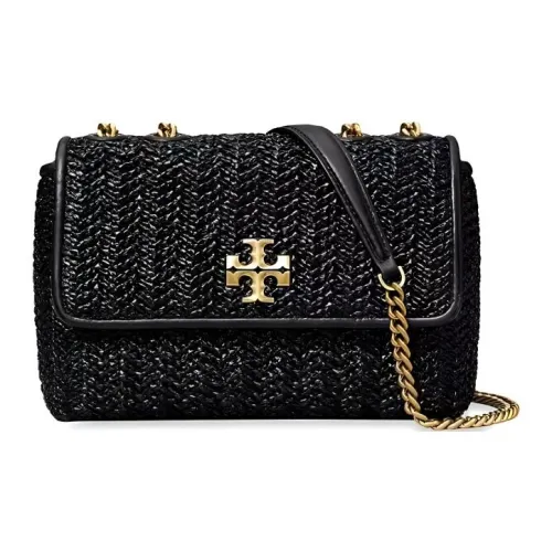 TORY BURCH Kira (Красный) Крючок KNIT Raffia Сумка через плечо Сумка на плечо Маленькая Женская Черная