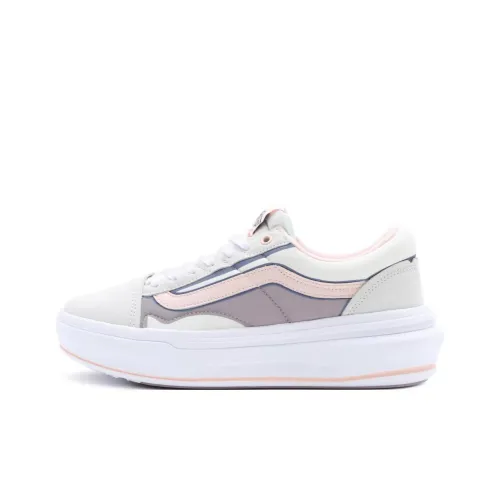 Vans Old Skool Overt CC Low Скейтборд Кроссовки Unisex Белый Розовый Серый