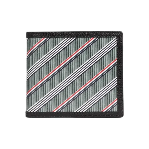 THOM BROWNE· Cotton Wallet Men's Medium Gray